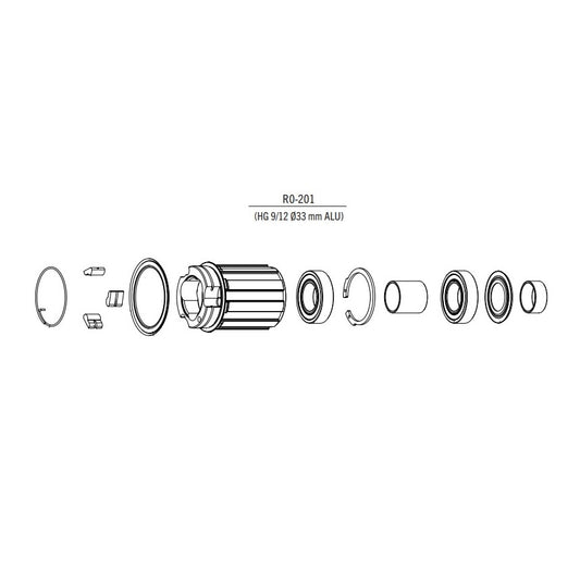 Rueda libre FULCRUM Tipo de cuerpo Shimano 10/11 velocidades Aluminio #R0-201