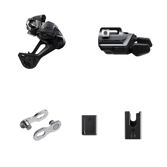 SHIMANO DEORE Di2 Wireless M6250-SGS Kit de actualización de montaje de palanca de jaula larga