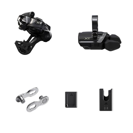 SHIMANO XT Di2 M8250 Kit de actualización GS inalámbrico Collarín de horquilla mediano