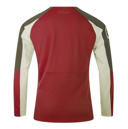 Maillot ENDURA MT500 BURNER LITE Mangas Largas Rojo