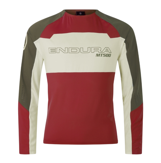 Maillot manga larga ENDURA MT500 BURNER LITE Rojo 2025
