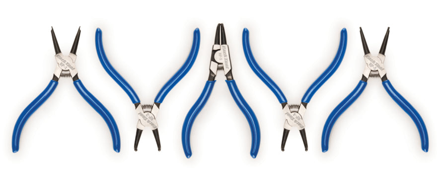 Park Tool RP-SET.2, contenido completo del kit de alicates para anillos de retención