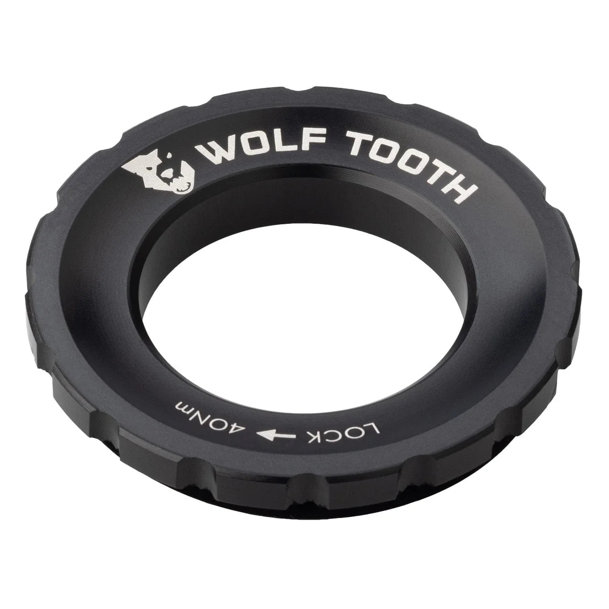Tuerca Centerlock externa WOLF TOOTH negra