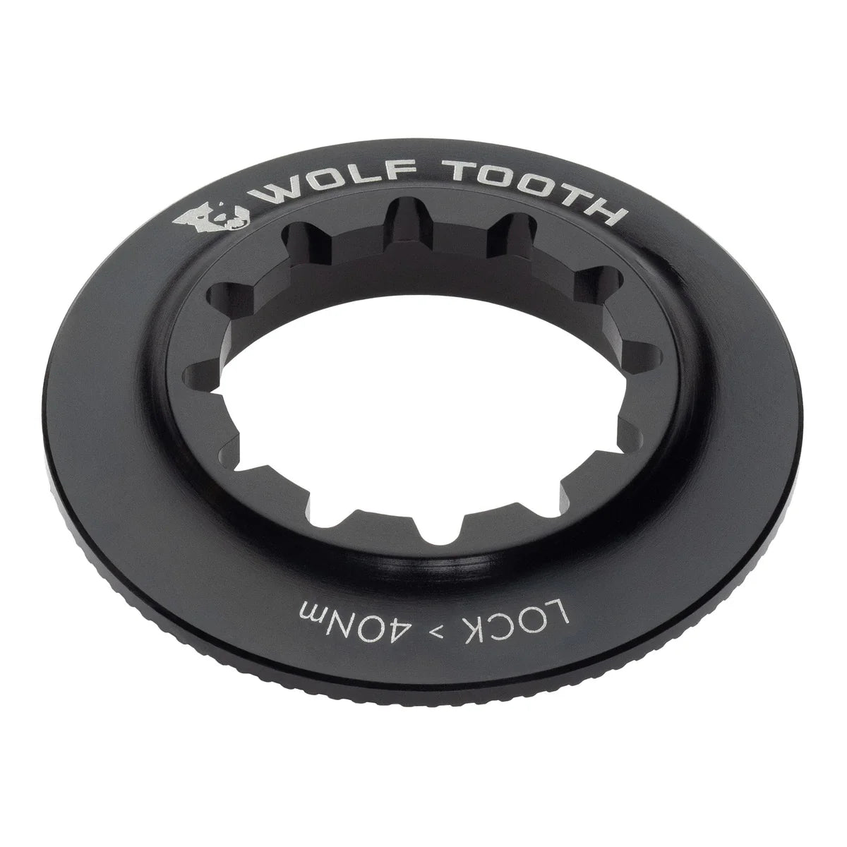 Tuerca Centerlock interna WOLF TOOTH negra