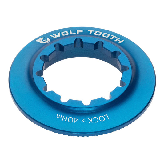 Tuerca Centerlock interna WOLF TOOTH azul