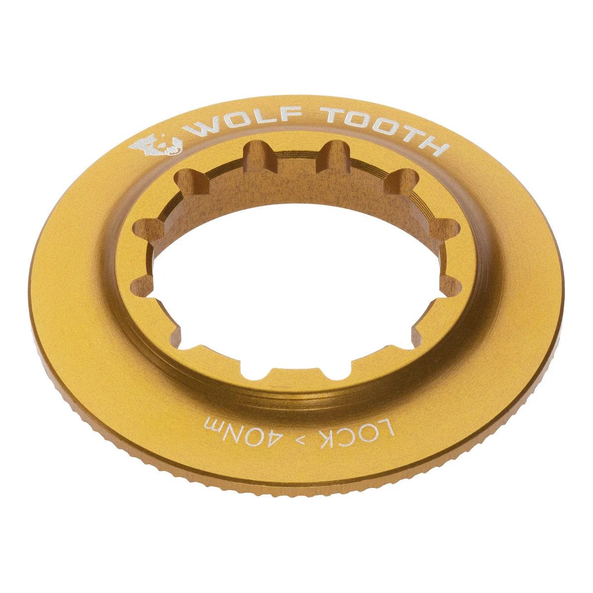 Tuerca Centerlock interna WOLF TOOTH dorada