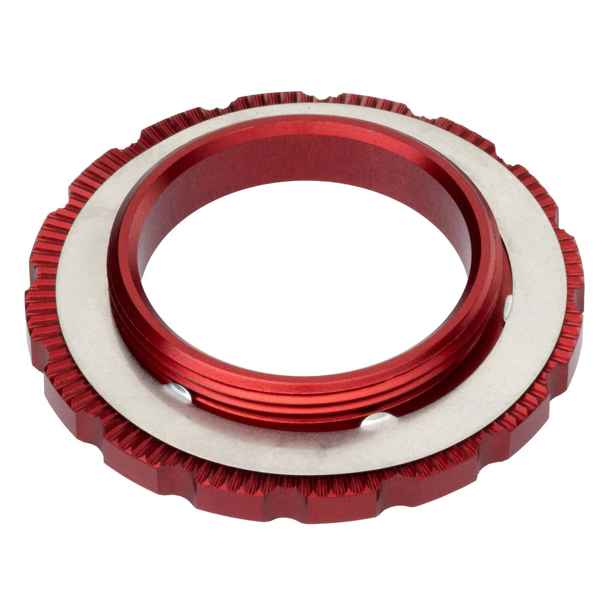 Tuerca Centerlock externa WOLF TOOTH roja