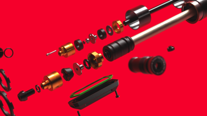 Horquilla ROCKSHOX BOXXER ULTIMATE CHARGER 3.2 RC2 29" Eje 20x110mm Boost Roja