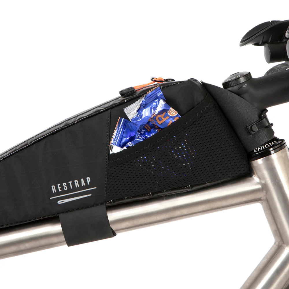 Bolsa cuadro RESTRAP RACE TOP TUBE REGULAR 1,5 L Negro