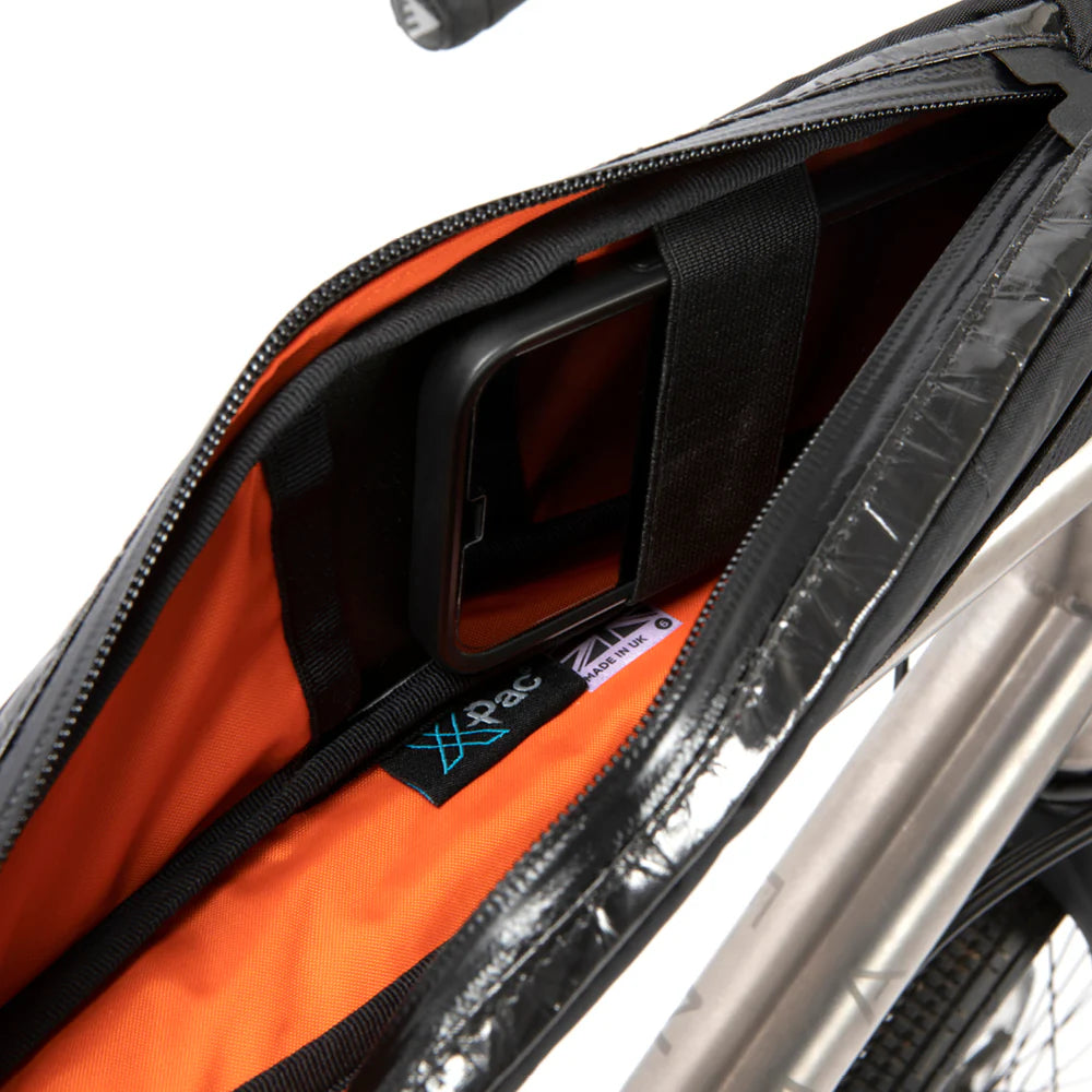 Bolsa cuadro RESTRAP RACE TOP TUBE REGULAR 1,5 L Negro
