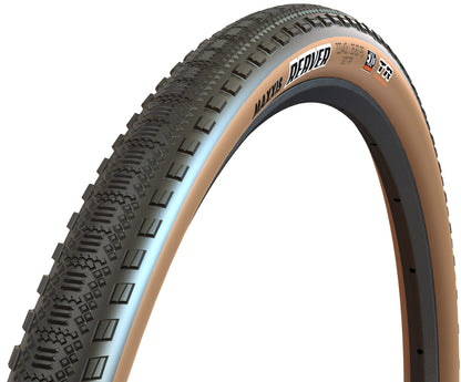 Neumático MAXXIS REAVER 700x45c Exo HYPR-X Tubeless Ready, plegable, con flancos beige