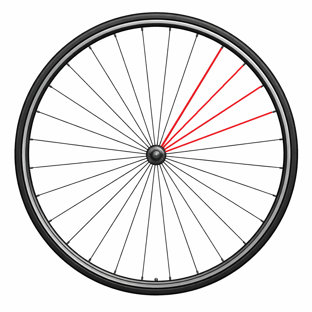 KIT 4 RADIOS DELANTEROS CAMPAGNOLO SCIROCCO 2013