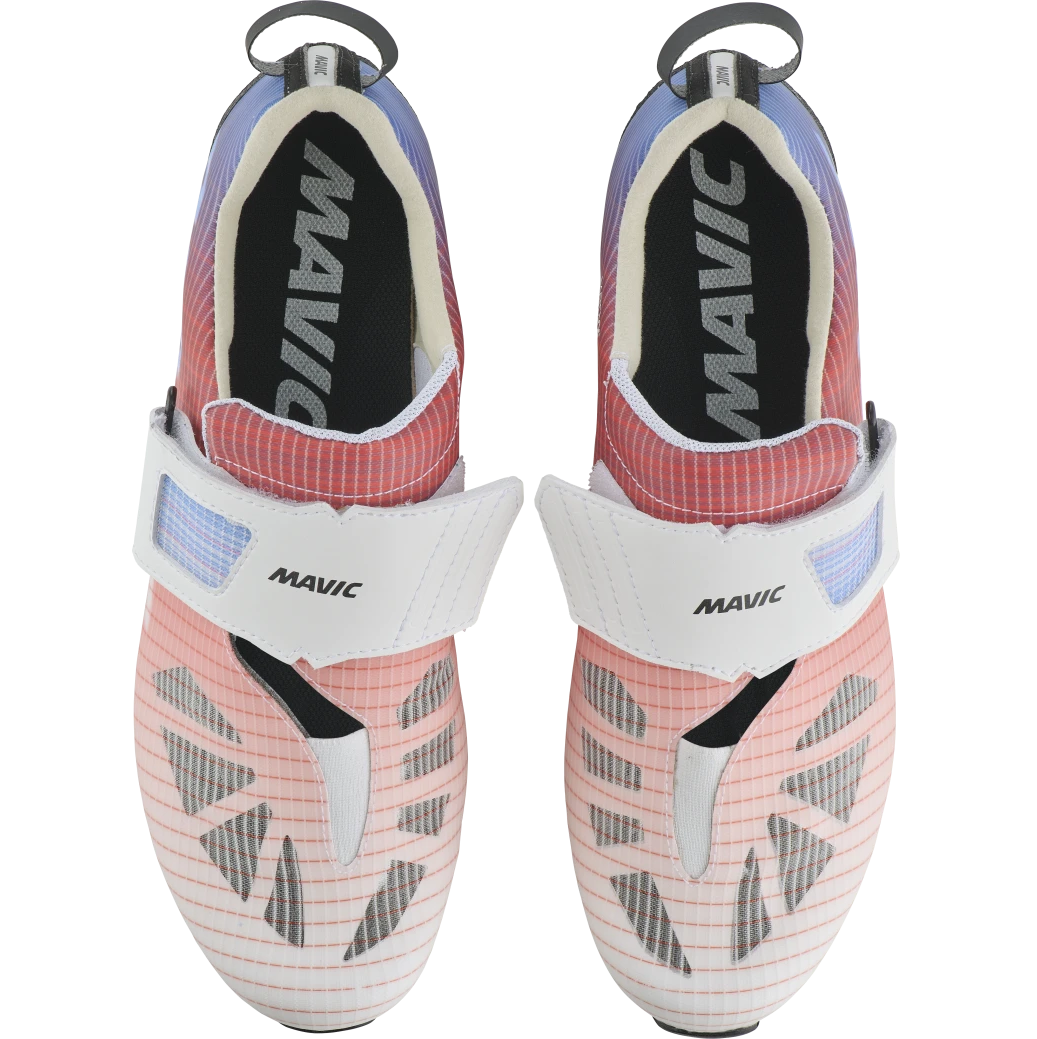 Zapatillas de carretera MAVIC COSMIC SLR TRIATHLON Azul/Naranja