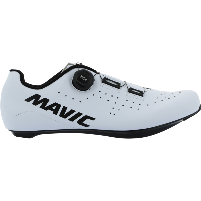 Zapatillas de ciclismo de carretera Mavic Cosmic BOA blancas