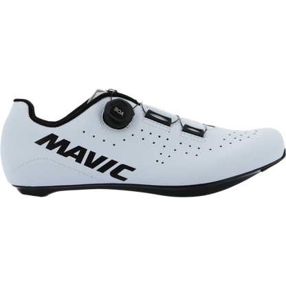 Zapatillas de ciclismo de carretera Mavic Cosmic BOA blancas