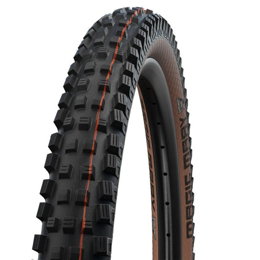 SCHWALBE Magic Mary ADDIX Soft Super Trail 29x2.40 Bronce Sidewall Tubeless Ready Neumático blando