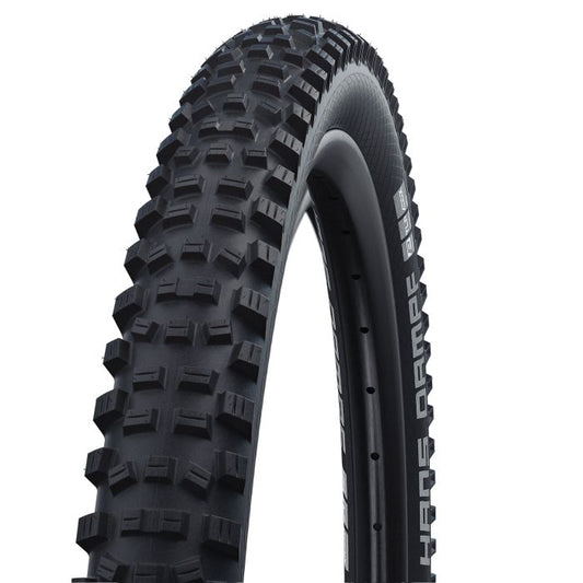 Neumático SCHWALBE HANS DAMPF 27.5x2.35 ADDIX Performance Twinskin Tubeless Ready Blando Negro