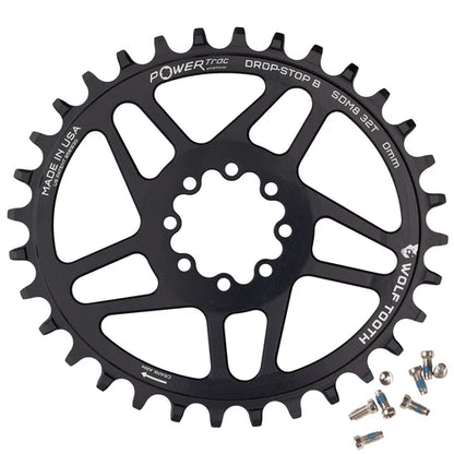 Plato Mono Oval WOLF TOOTH 12V SRAM Direct Mount 8 tornillos Offset 3mm
