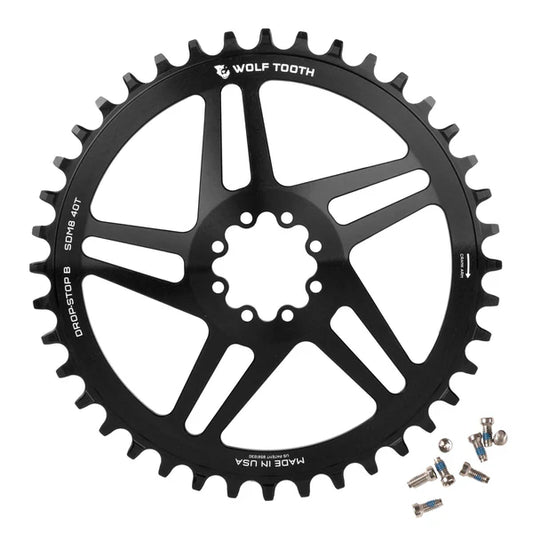 WOLF TOOTH DROP-STOP ST GRAVEL DM 8 Tornillo Sram Negro Mono Plato