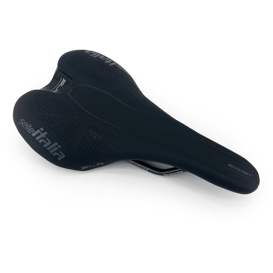 Sillín SELLE ITALIA SLR BOOST L Rails Manganeso Negro