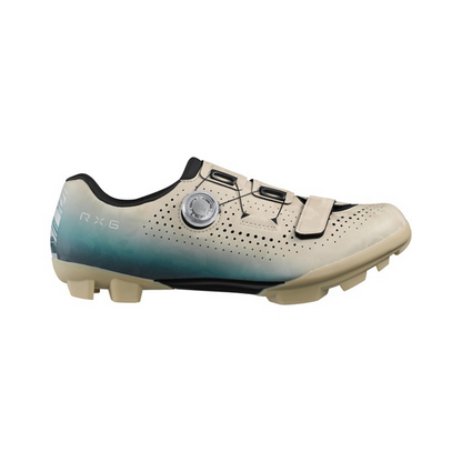 Zapatillas de MTB XC/gravel SHIMANO RX600 beige/azules