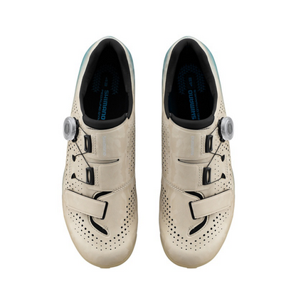 Zapatillas MTB XC/Gravel SHIMANO RX600 Beige/Azul