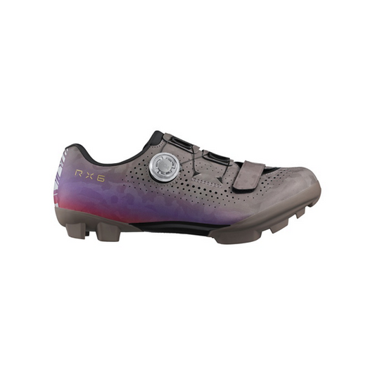 Zapatillas Gravel SHIMMANO RX600 Mujer Gris /Violeta