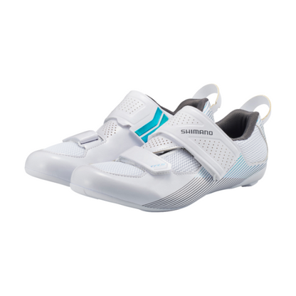Zapatillas de Triatlón SHIMANO TR501 Mujer Blanco