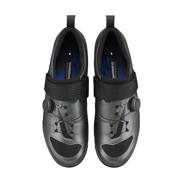 Zapatillas Triatlón SHIMANO TR903 Gris Acero Mate