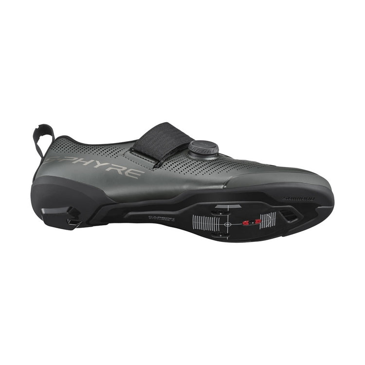 Zapatillas Triatlón SHIMANO TR903 Gris Acero Mate