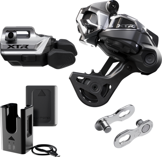 SHIMANO XTR Di2 Inalámbrico M9250-GS Kit de mejora de montaje de palanca de jaula media
