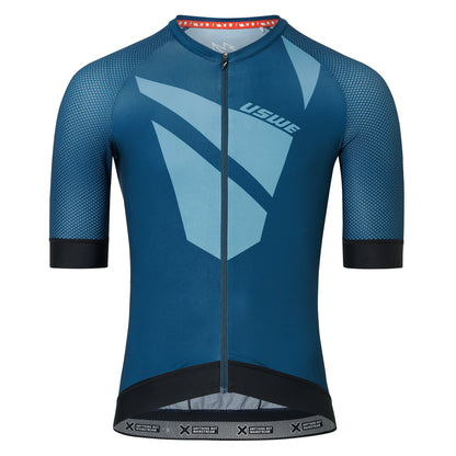 Maillot de Manga Corta USWE SKARP GRAVEL Azul