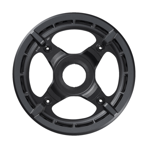 SHIMANO SM-CRE70 9/10/11 Velocidad 38T Negro Mono Plato (Doble Guía de Cadena)