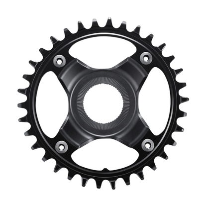 Plato Mono E-Bike SHIMANO SM-CRE80-12-B 12V Línea de cadena 55mm