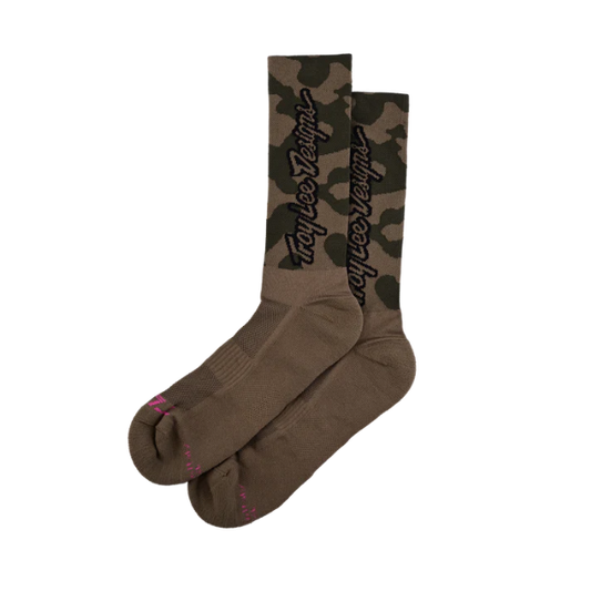 TROY LEE DESIGNS PERFORMANCE SCRUBLAND Calcetines Camuflaje Caqui 2025