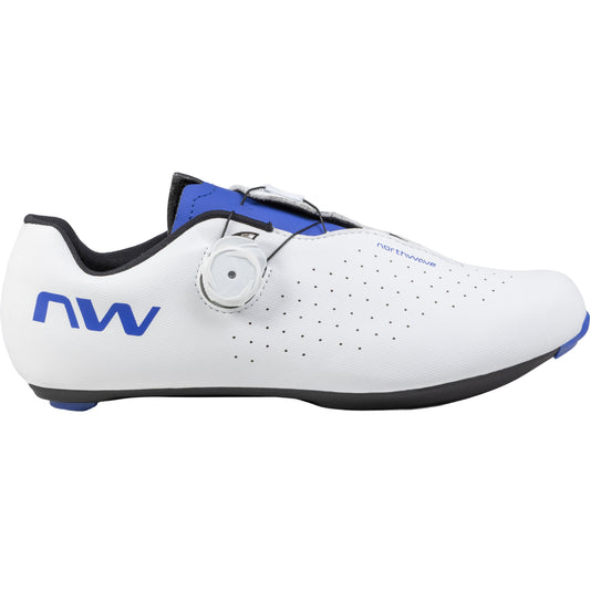 Zapatillas de ciclismo de carretera NORTHWAVE SONIC PLUS blanco/azul