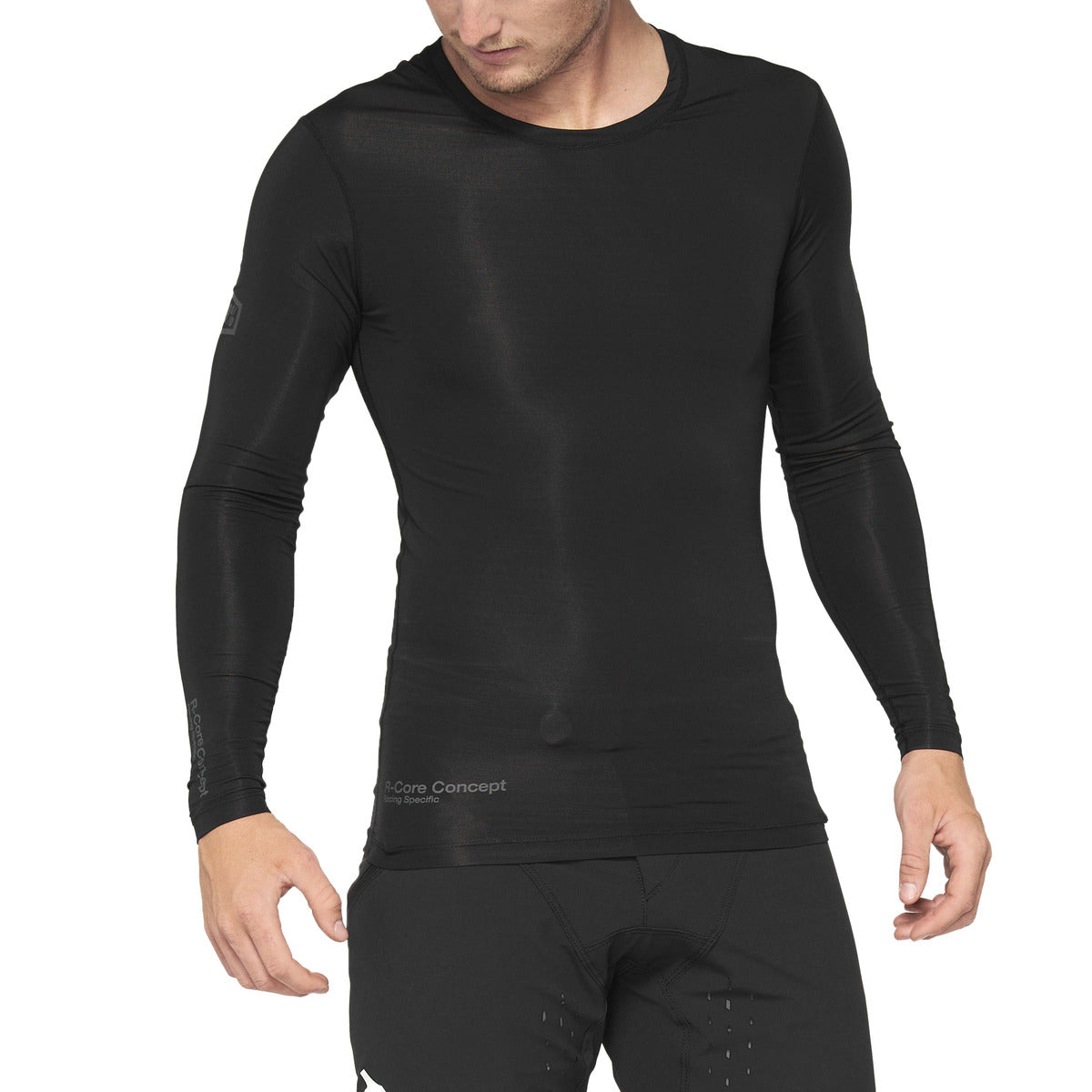 Maillot de manga larga 100% R-CORE CONCEPT Negro