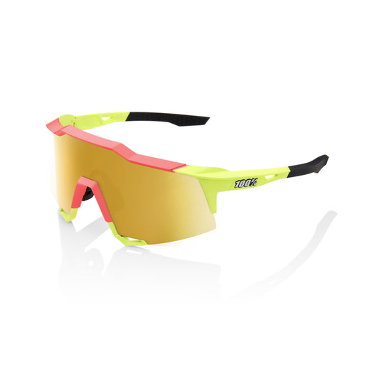 Gafas 100% SPEEDCRAFT Mate Lavado Amarillo Flash Espejo Oro