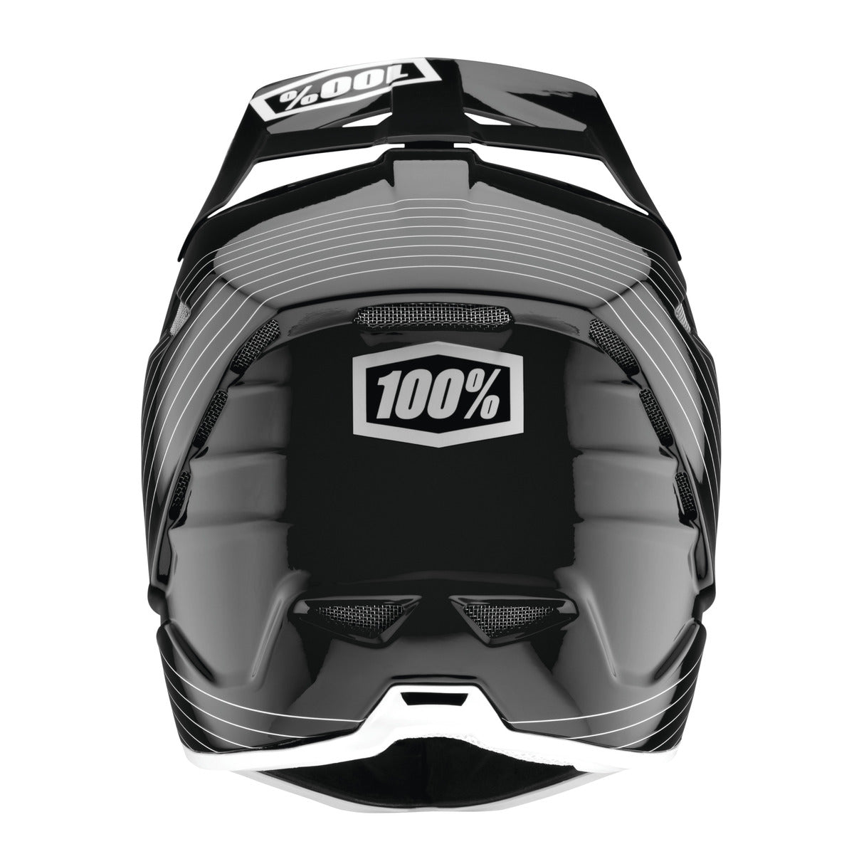 Casco MTB 100% AIRCRAFT COMPOSITE Negro/Blanco