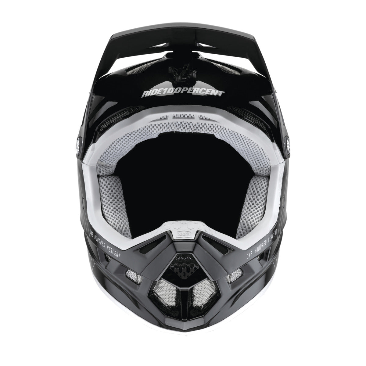 Casco MTB 100% AIRCRAFT COMPOSITE Negro/Blanco