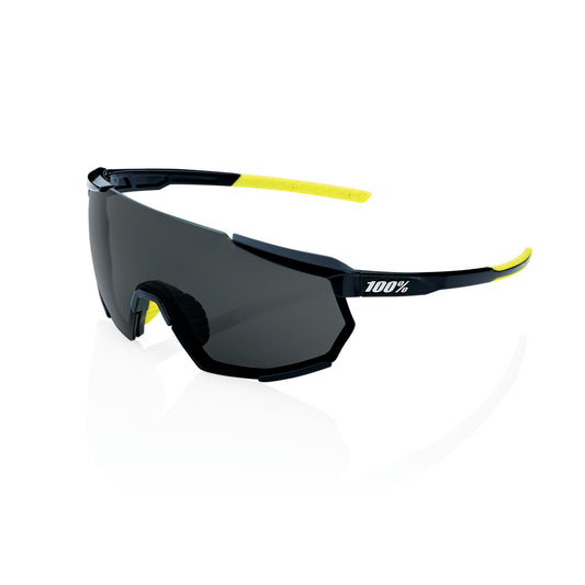 Gafas 100% RACETRAP 3.0 Glossy Black Smoke Lens