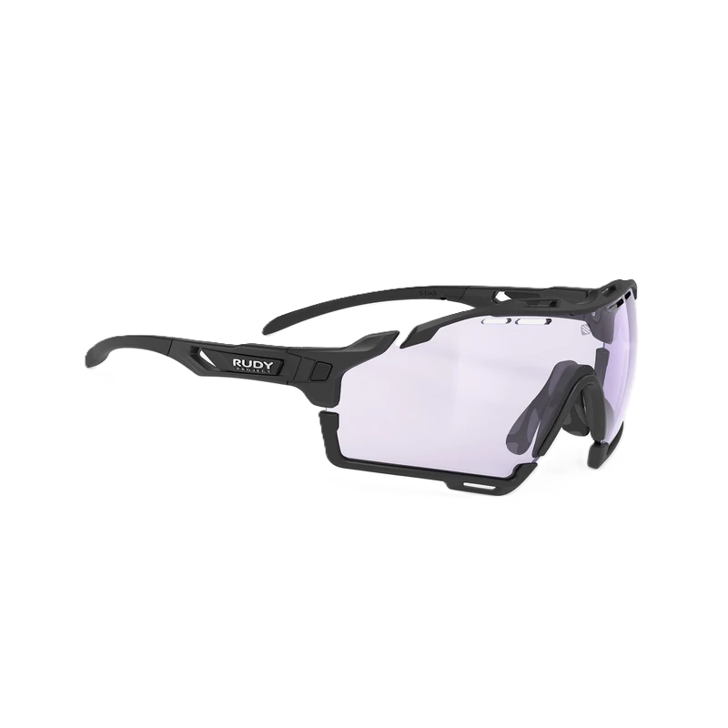 Gafas de sol RUDY PROJECT CUTLINE Negro mate Lentes IMPACTX™ Láser fotocrómico Púrpura