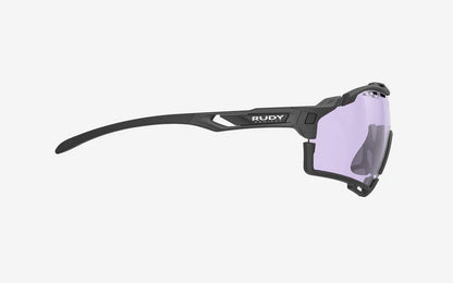 Gafas RUDY PROJECT CUTLINE Negro Mate Lentes IMPACTX™ Fotocrómica Laser Purple