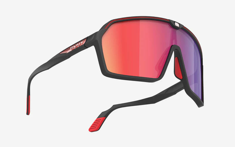 RUDY PROJECT SPINSHIELD Gafas RP Optics Negras Lentes Multilaser Rojas