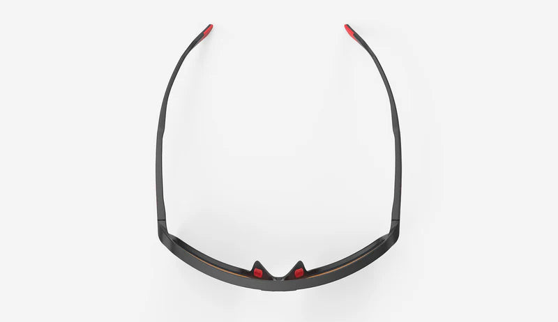 RUDY PROJECT SPINSHIELD Gafas RP Optics Negras Lentes Multilaser Rojas