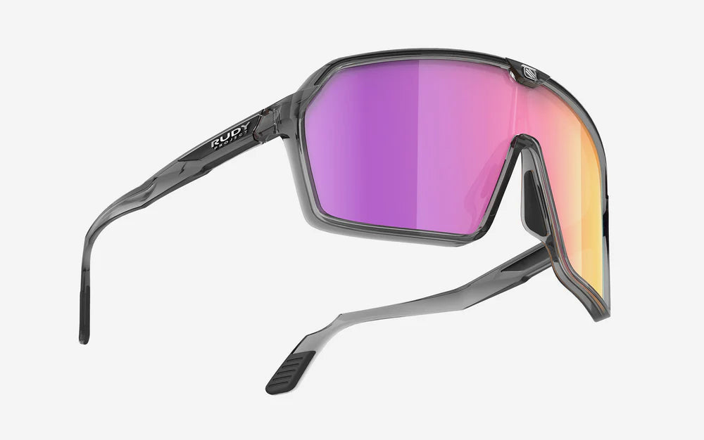 Gafas de sol RUDY PROJECT SPINSHIELD Crystal Ash Lentes RP Optics Multilaser Sunset