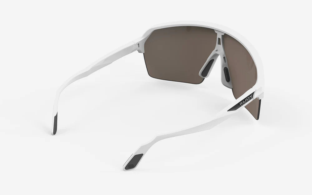 Gafas RUDY PROJECT SPINSHIELD AIR Blanco Mate RP Optics Multilaser Lentes Doradas