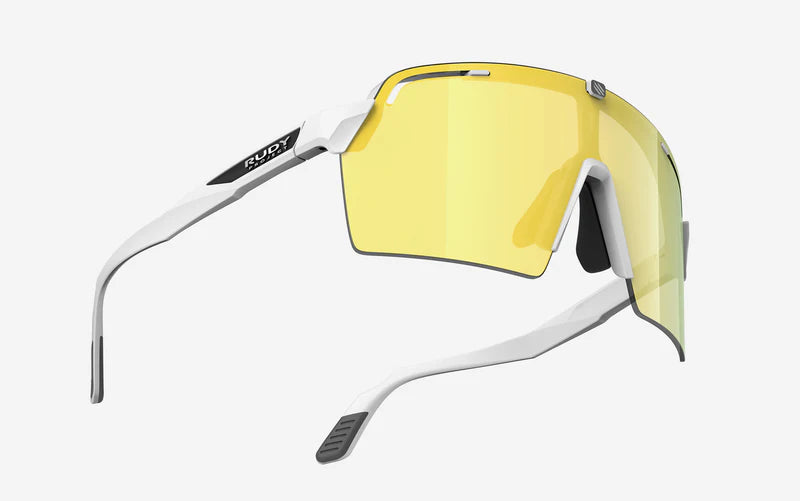 Gafas RUDY PROJECT SPINSHIELD PRO Blanco RP Optics Multilaser Lentes Amarillas