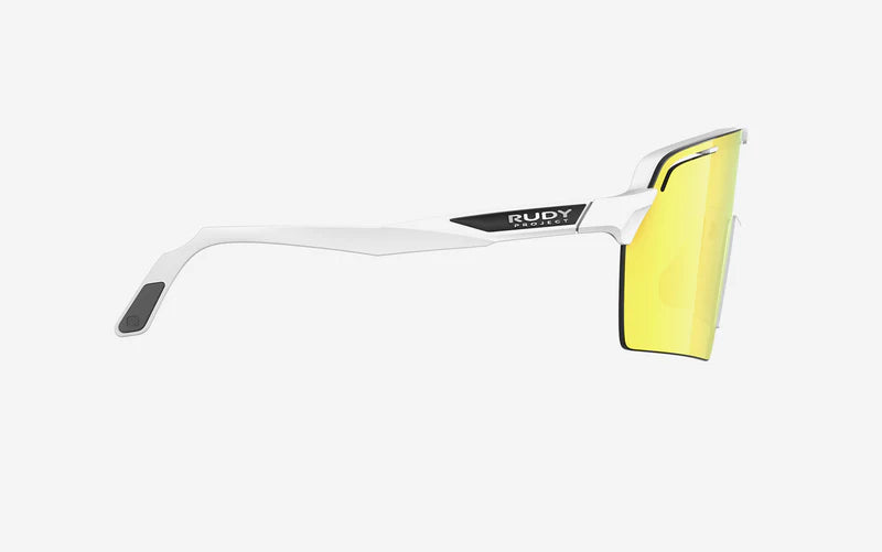 Gafas RUDY PROJECT SPINSHIELD PRO Blanco RP Optics Multilaser Lentes Amarillas