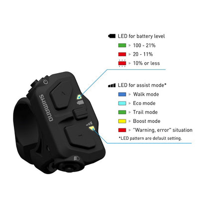 Mando a Distancia SHIMANO SW-EN600 Izquierdo (collar 22,2 mm)